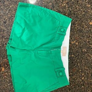 Irish green dress shorts